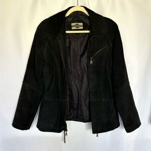 Classic Black Women's Leather Jacket